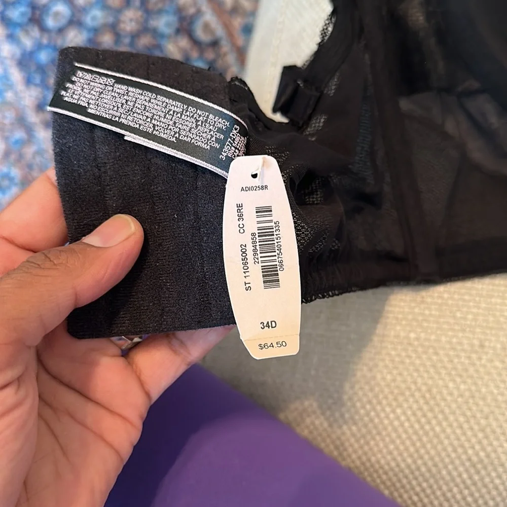 Victoria secret lined double demi bra - Picture 2 of 4